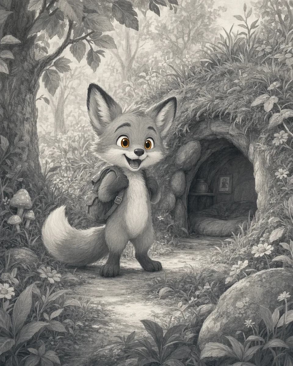 Illustrated spread from a Kidoreka story book